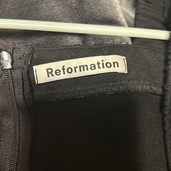 Reformation black bodycon dress size 2 - Picture 7 of 8